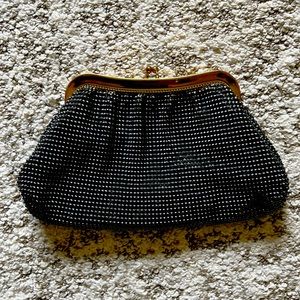 Vintage Whiting and Davis metal mesh clutch